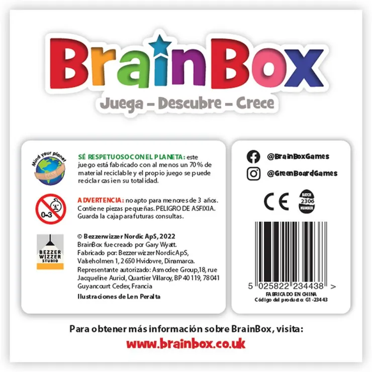 Juego de memoria ciencia<Brainbox Hot