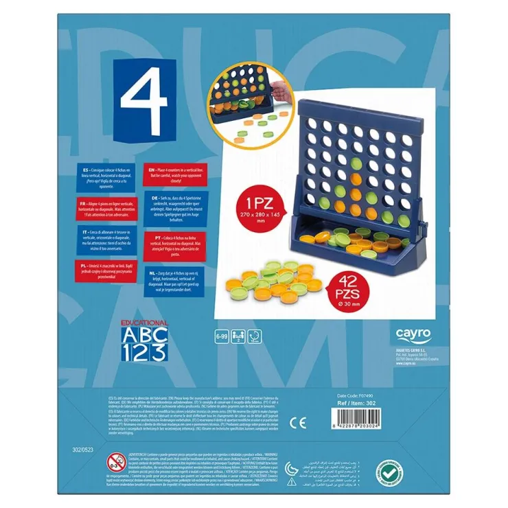Juego de mesa 4 en raya<Cayro New