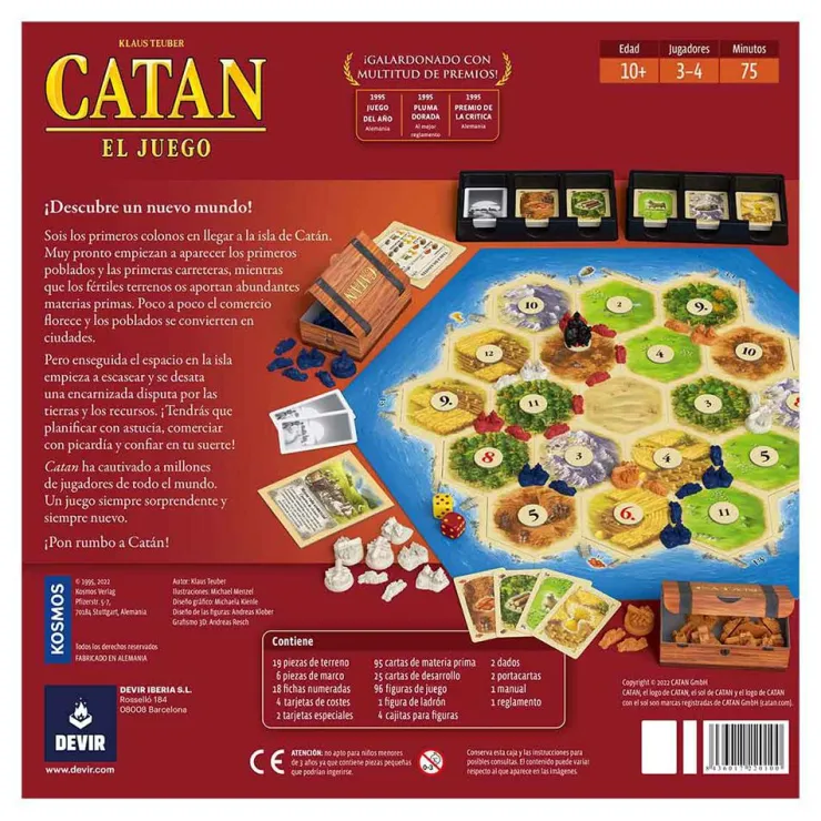 Juego de mesa Catán<Devir Sale