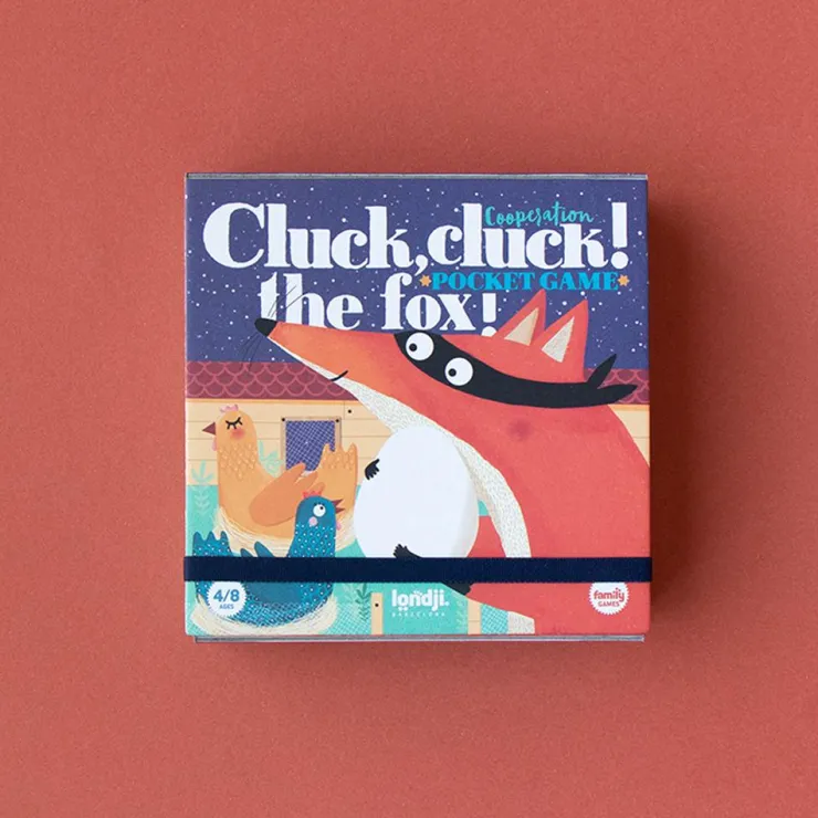 Juego de mesa cooperativo Cluck, cluck! The fox! pocket game<Londji Best
