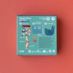 Juego de mesa cooperativo Cluck, cluck! The fox! pocket game<Londji Best