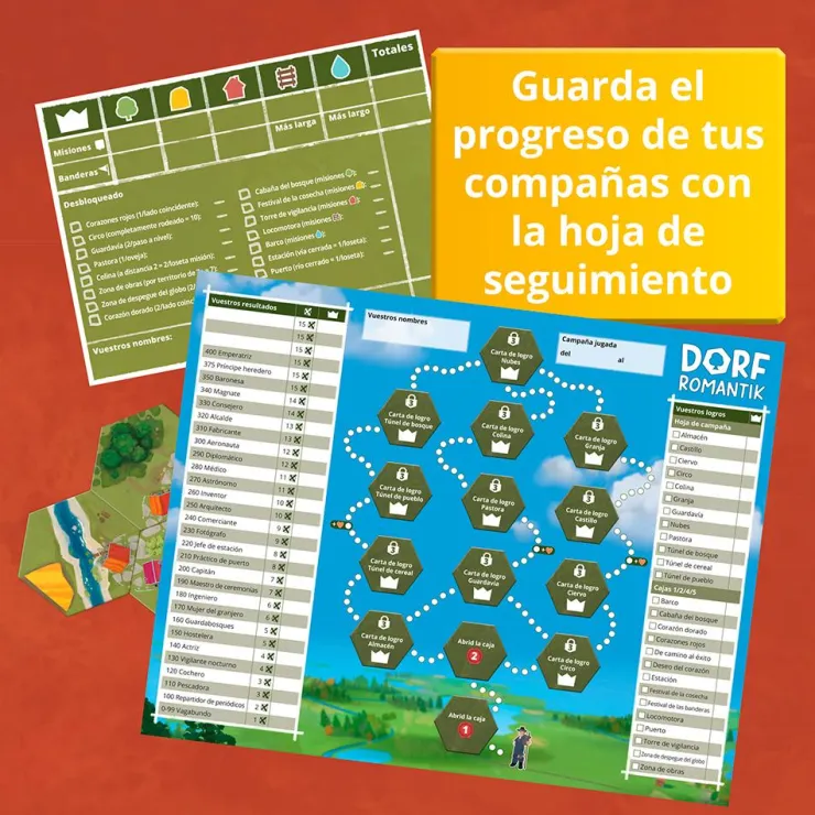 Juego de mesa cooperativo Dorfromantik<SD Games Online