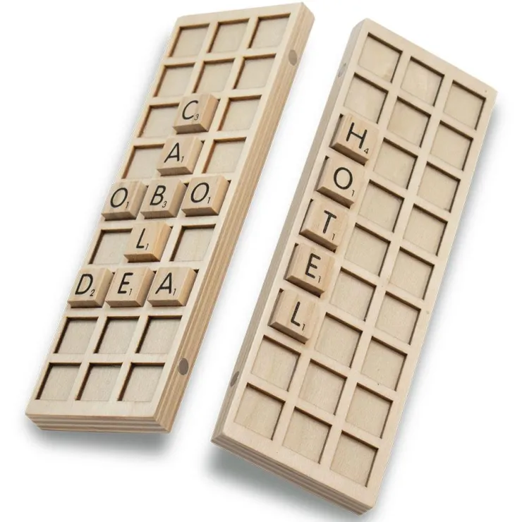 Juego de mesa Forma palabras madera en caja metal<Cayro New