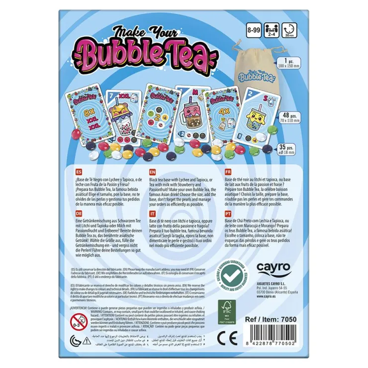 Juego de mesa Make your bubble tea<Cayro New