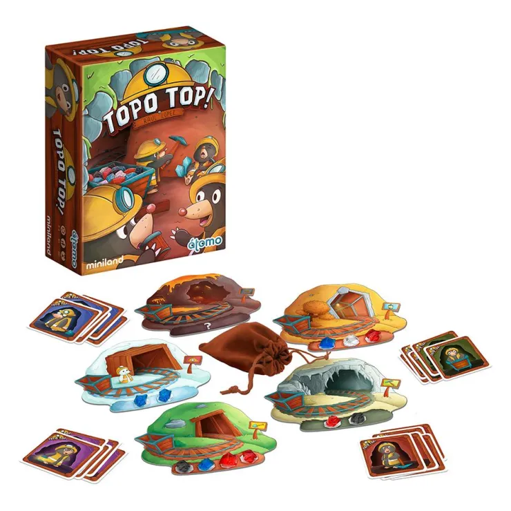 Juego de mesa Topo Top<Miniland Discount
