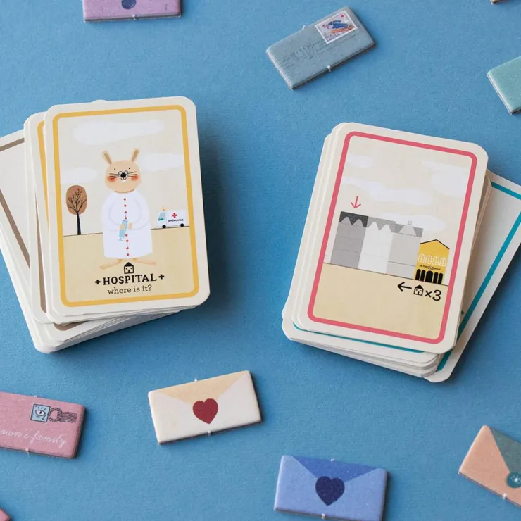 Juego de mesa y observación Postman pocket game<Londji Hot