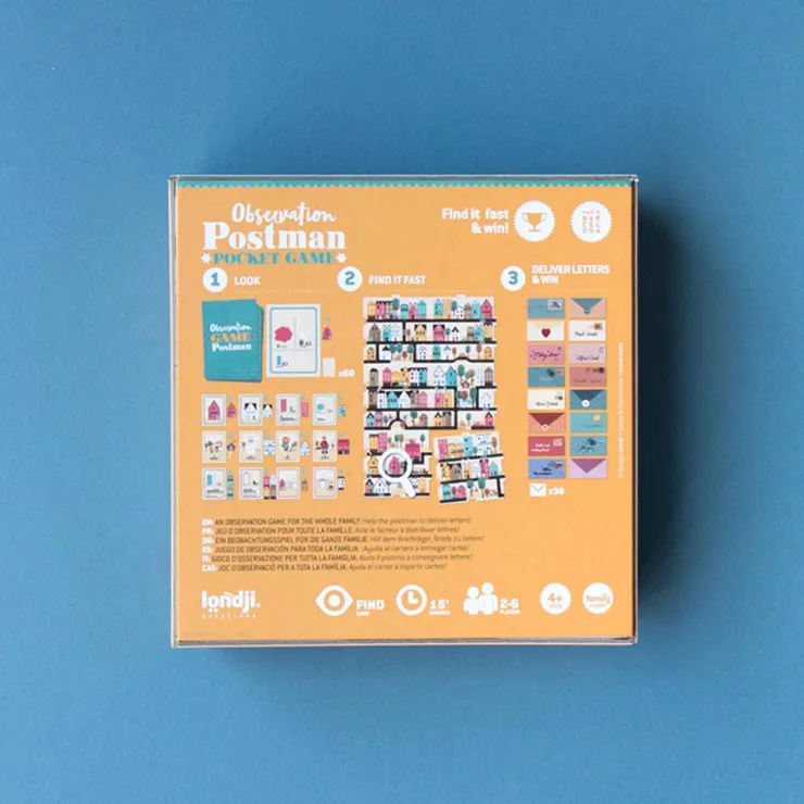 Juego de mesa y observación Postman pocket game<Londji Hot