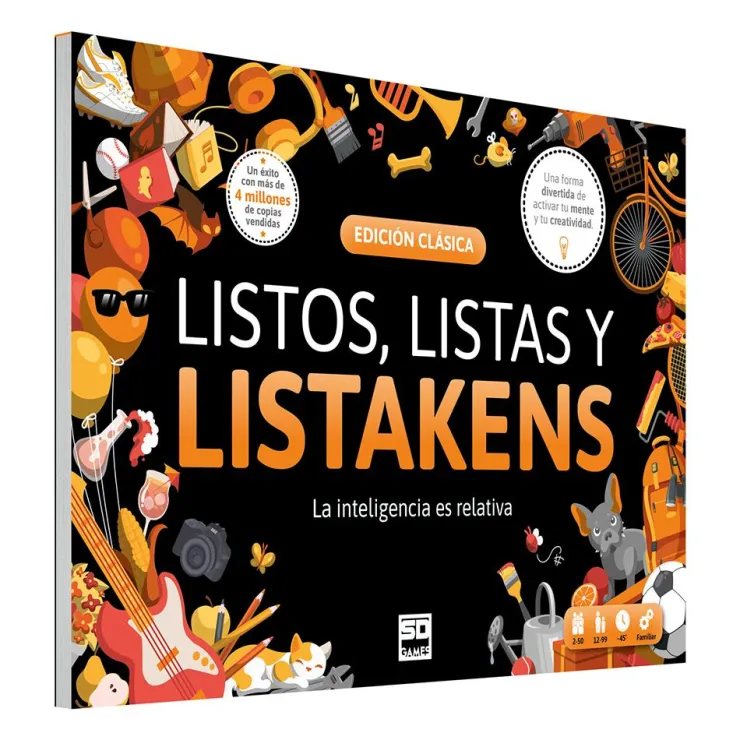 Juego de palabras Listos, listas y listakens clásico<SD Games Sale