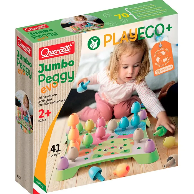 Jumbo Peggy Evo play bio 41 pzas<Quercetti Outlet
