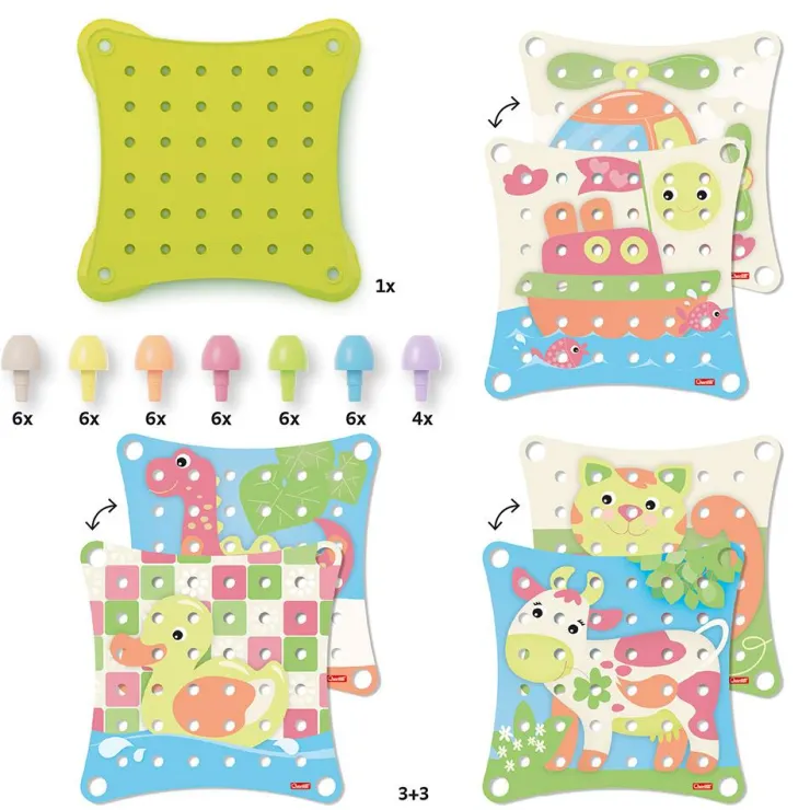 Jumbo Peggy Evo play bio 41 pzas<Quercetti Outlet