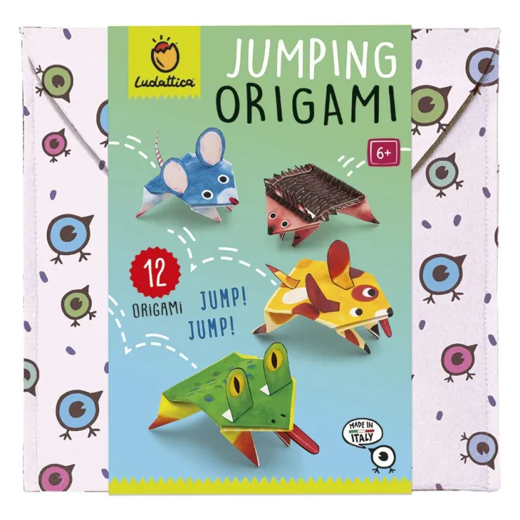 Jumping origami animales saltarines<Ludattica New