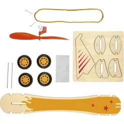 Kit montaje coche carreras propulsión goma elástica<Phanomint Outlet