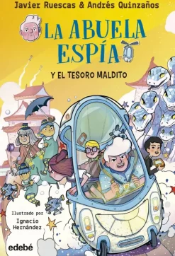 La abuela espía y el tesoro maldito< New