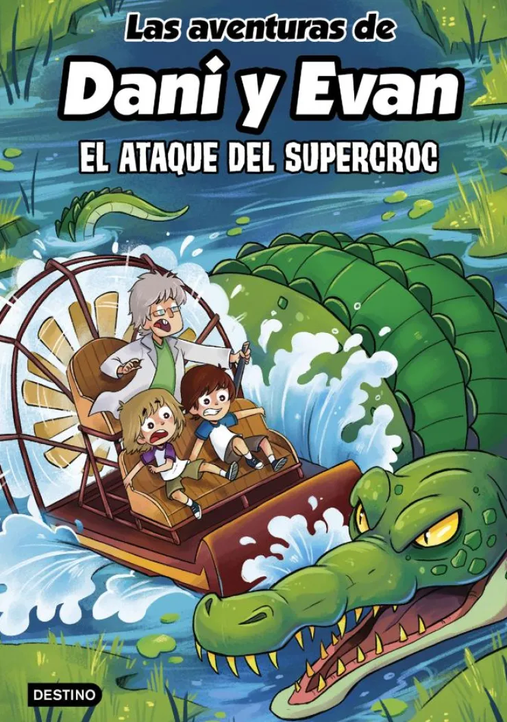 Las aventuras de Dani y Evan 11. El ataque del supercroc< Sale