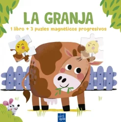 Lee y juega con puzles magnéticos. La granja< Hot