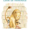 León de biblioteca< New