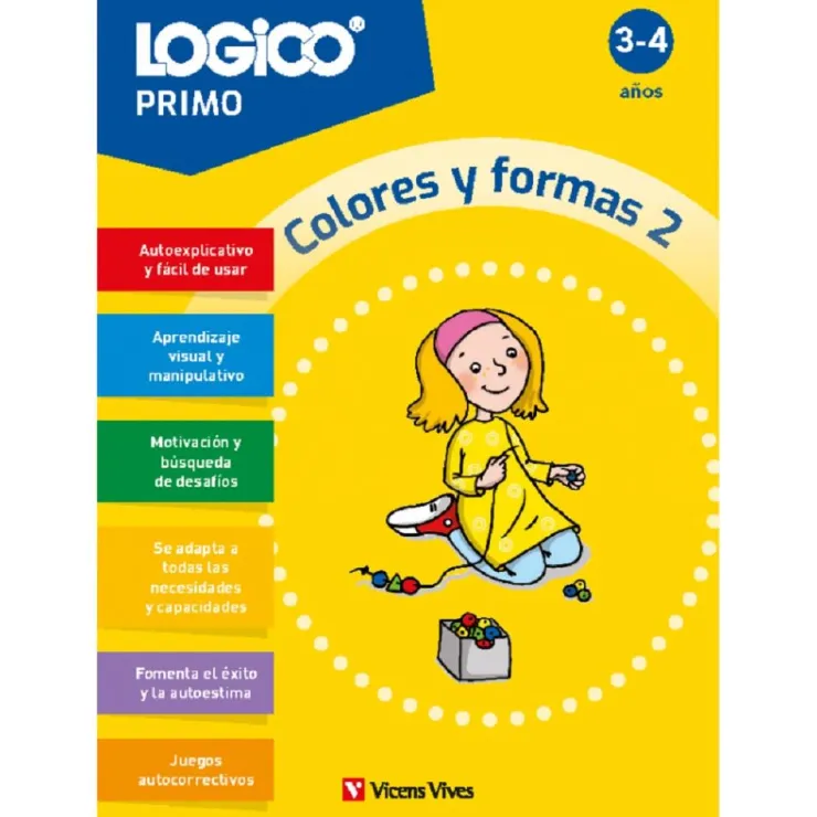 LOGICO Primo: Colores y formas 2 (3-4 años)< Outlet