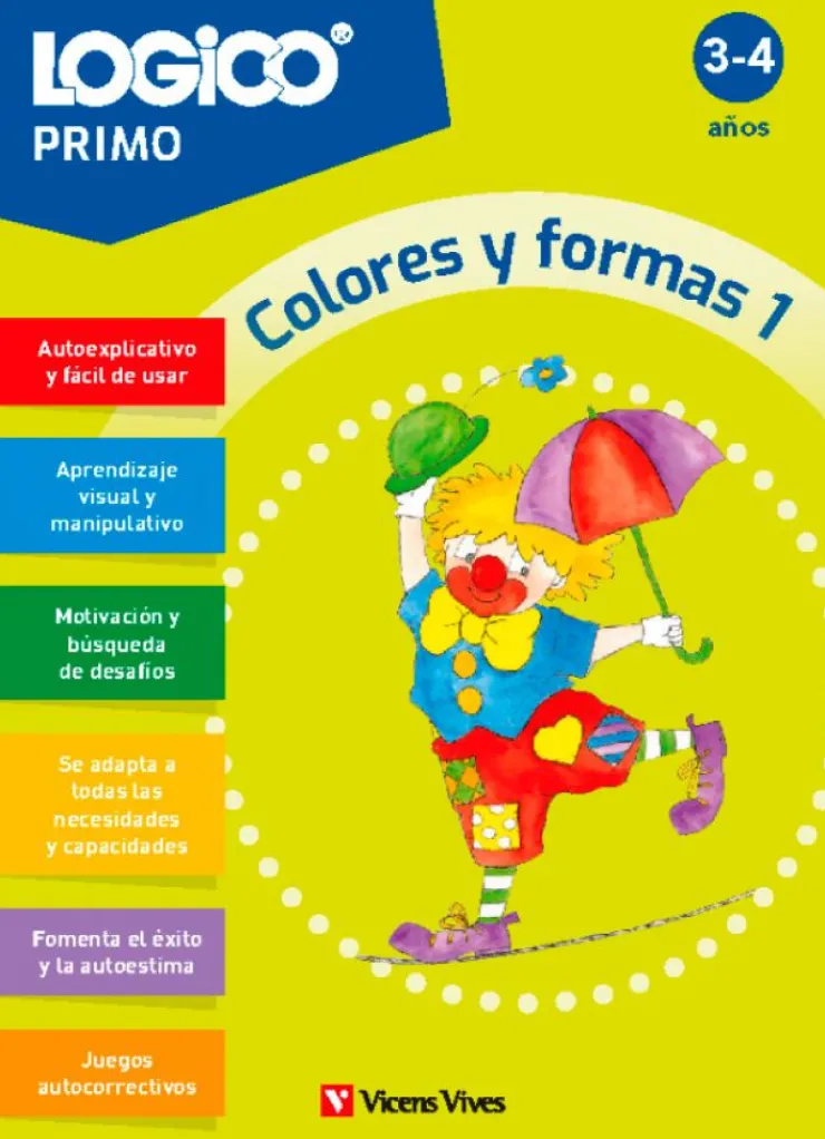 LOGICO Primo: Colores y formas 1 (3-4 años)<
