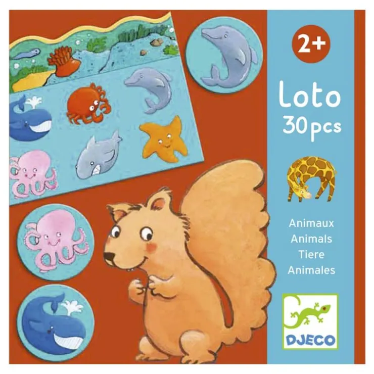 Loto de los animales<Djeco Hot