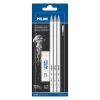 Lápiz blanco 3 unidades con 1 goma soft 4824<Milan Best