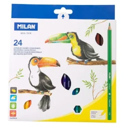 Lápiz color 24 colores<Milan Hot