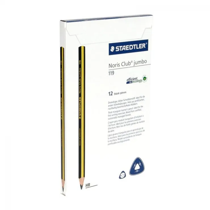 Lápiz grafito jumbo 12 unidades Triplus<Staedtler Discount