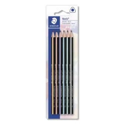Lápiz triangular 6 unidades Noris Slim pastel<Staedtler Clearance