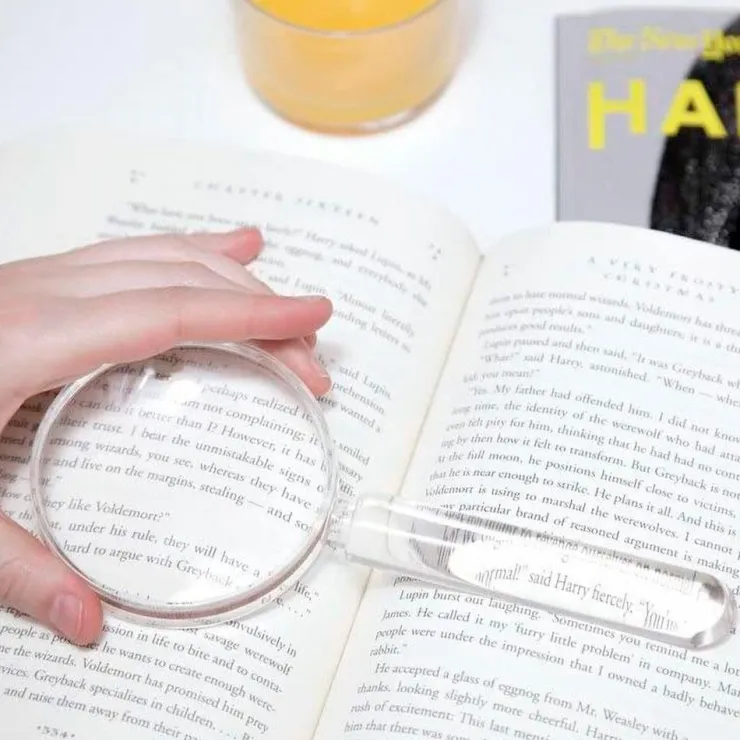 Lupa 2 aumentos: 3x y 2x en mango<Kikkerland Online