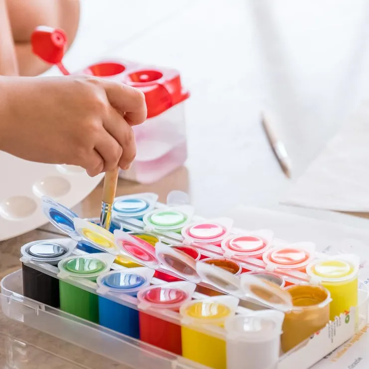 Maletín de témpera 18 colores 25ml.<Primo Sale