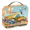 Maletín puzzle panorámico dinosaurios 100 piezas<Janod