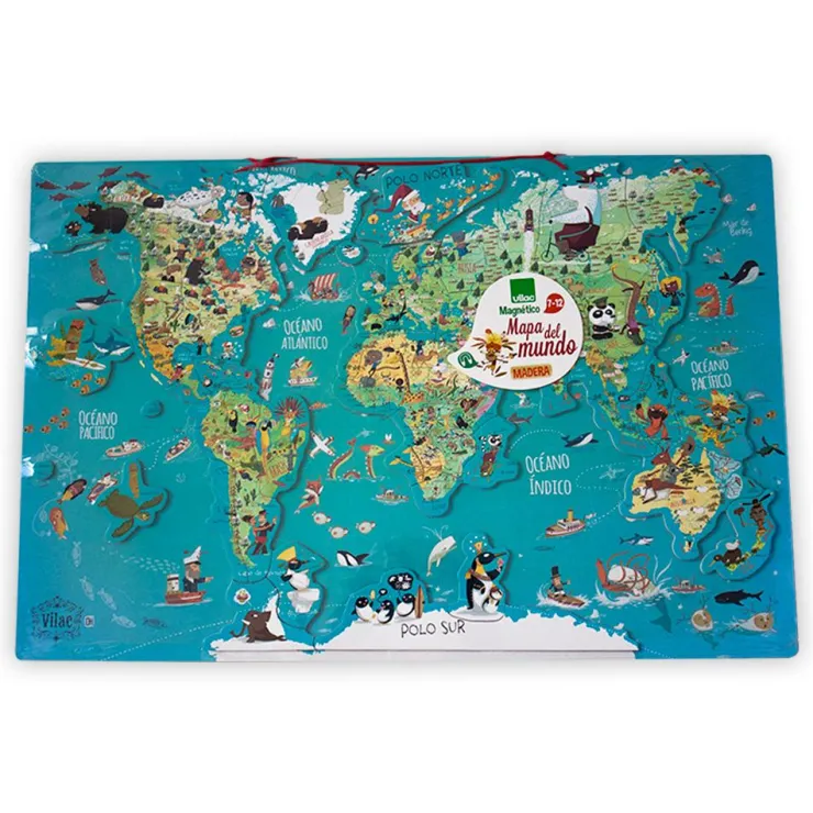 Mapa mundo magnético 78 piezas<Vilac Outlet