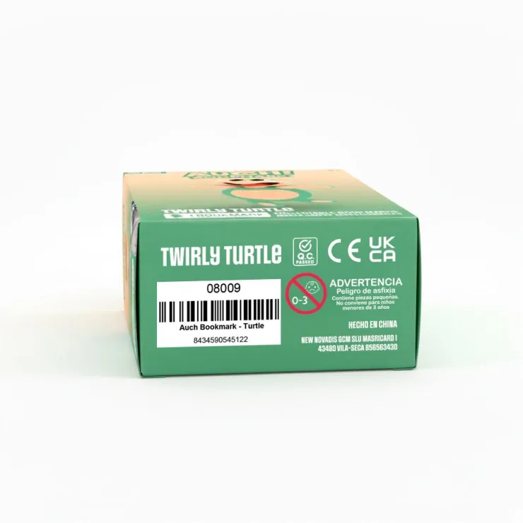 Marcapáginas 3D tortuga Twirly Turtle. AuchBookmark<Billy Brown Sale