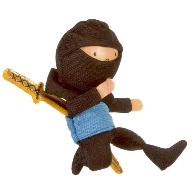 Marioneta de dedo ninja azul<Fiesta Clearance