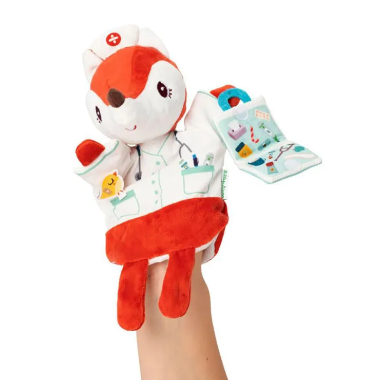 Marioneta de mano Alice doctora<Lilliputiens