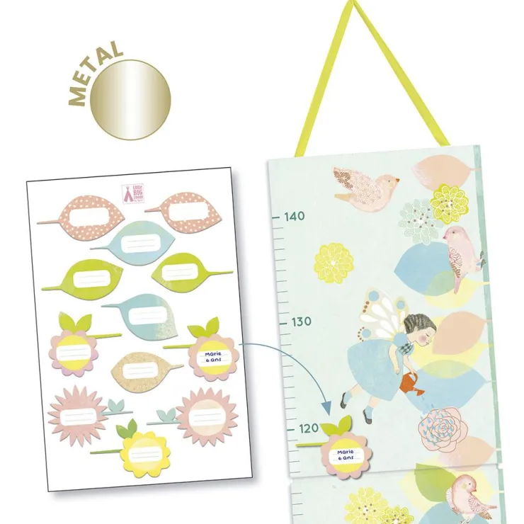 Medidor cartón primavera 140cm<Djeco Outlet