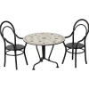Mesa de comedor con 2 sillas para ratones<Maileg Clearance