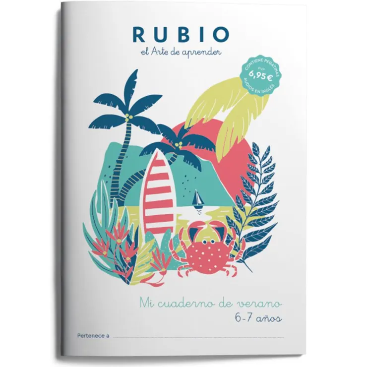 Mi cuaderno de verano RUBIO. 6-7 años< Discount