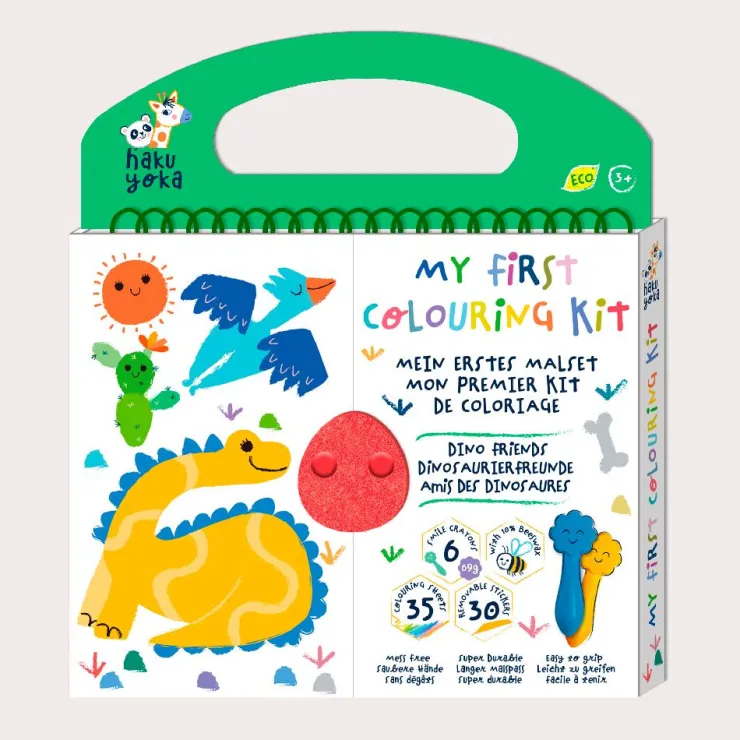 Mi primer kit para colorear amigo de los dinosaurios<Haku Yoka Discount