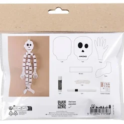 Mini kit manualidades crea esqueleto de papel.<Creativ Company Clearance