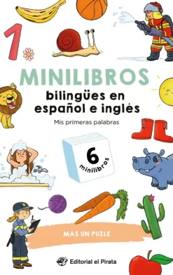 Minilibros bilingües en español e inglés: Mis primeras palabras< New