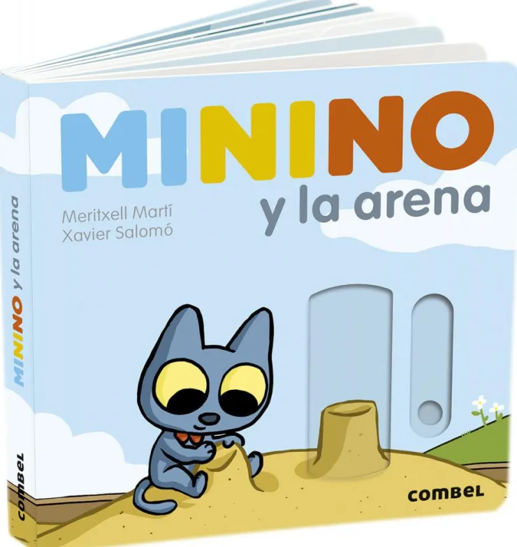 Minino y la arena< Sale