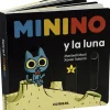 Minino y la luna< New
