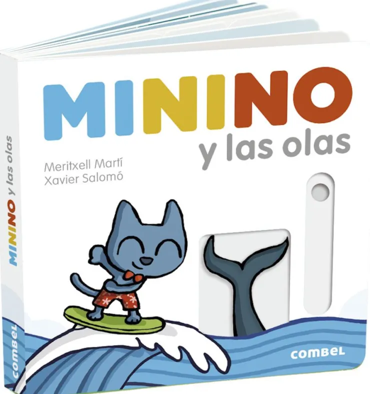 Minino y las olas< New