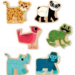 Mixanimo animales magnéticos 24 piezas<Djeco Discount
