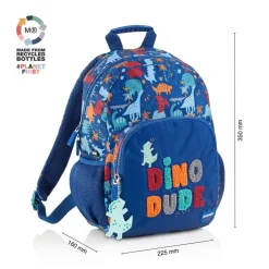 Mochila doble London amigo dinosaurio. 35x22,5x16cm<Miquelrius Outlet