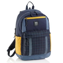 Mochila triple Amsterdam negro. 47x25x15,5cm.<Miquelrius