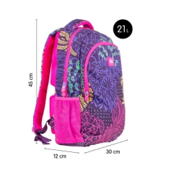 Mochila 45x30x12cm serie especial Fireflies<Milan