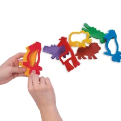 Moldes forma animales de la jungla para pasta de modelar 6 unidades<Jovi Hot