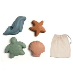 Moldes para arena Sea con bolsa<Play and Store Hot