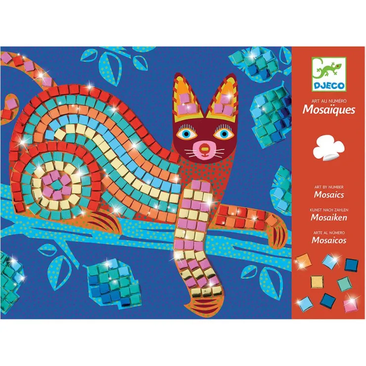 Mosaicos gato y tortuga<Djeco New